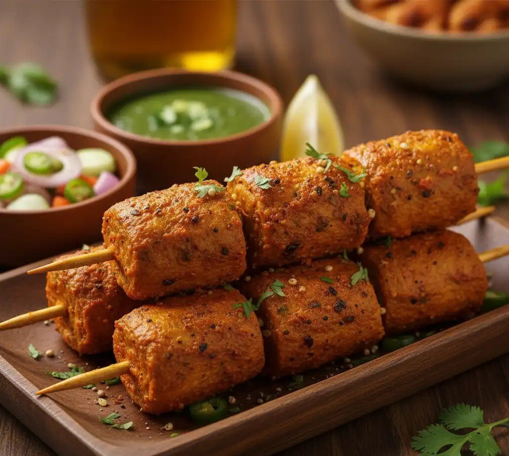 Authentic Amritsari Soya Chaap Tikka served in Brampton