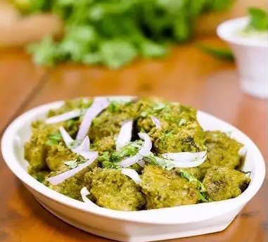 Authentic Haryali Soya Chaap Tikka in Brampton served at Tandoori Masala