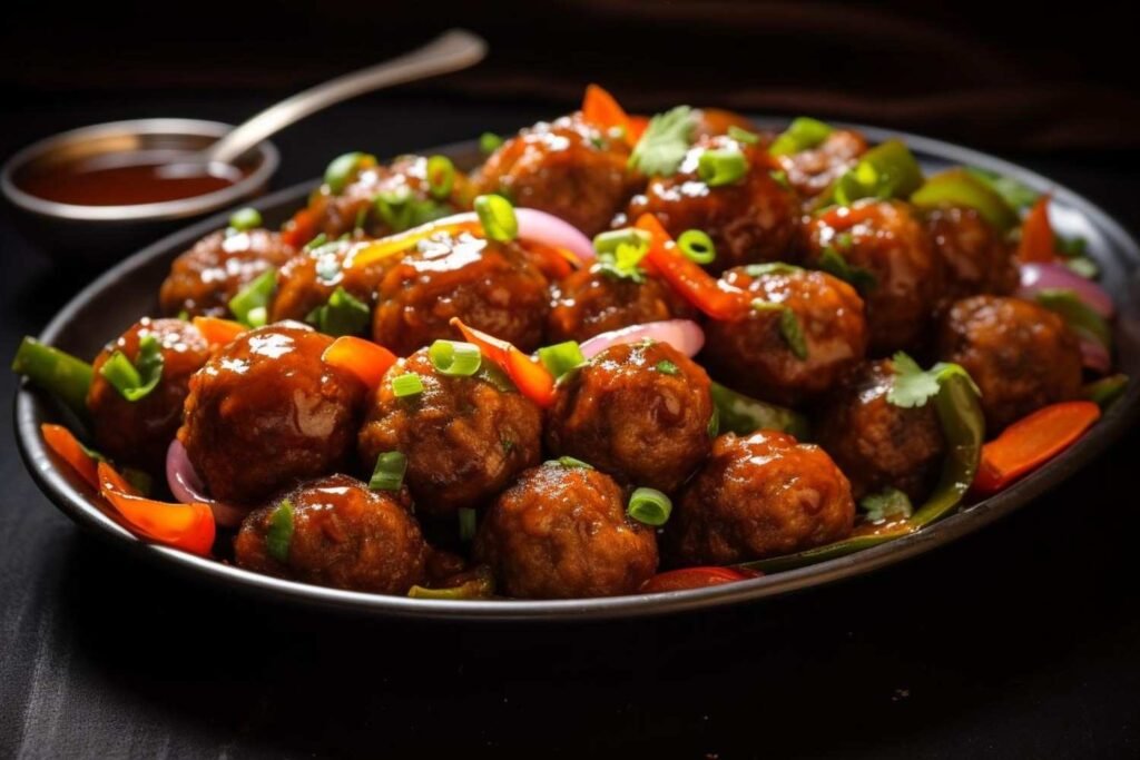 Crispy Chicken Lollipop and Veg Manchurian – Indo-Chinese street-style food in Etobicoke.